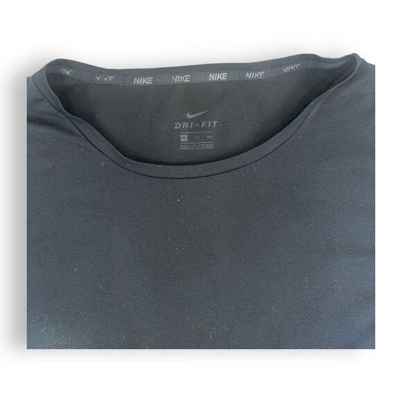 Nike Men's Black Dri-FIT Short Sleeve Performance T-Shirt Size XXL Activewear - Picture 5 of 9